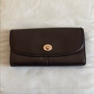 Coach Black Leather Wallet